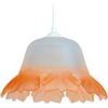 Lustres, suspensions et plafonniers Tosel Suspension cloche verre ambre Jaune Unique. . Maison & D&eacute;co > Lustres, suspensions et plafonniers.