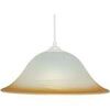 Lustres, suspensions et plafonniers Tosel Suspension d&ocirc;me verre ambre Jaune Unique. . Maison & D&eacute;co > Lustres, suspensions et plafonniers.