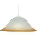 Luminaire sur Grenoble : Lustres, suspensions et plafonniers Tosel Suspension d&ocirc;me verre ambre Jaune Unique. . Maison & D&eacute;co > Lustres, suspensions et plafonniers.