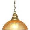 Lustres, suspensions et plafonniers Tosel Suspension d&ocirc;me verre ambre Jaune Unique. . Maison & D&eacute;co > Lustres, suspensions et plafonniers.