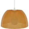 Lustres, suspensions et plafonniers Tosel Suspension d&ocirc;me plastique ambre Jaune Unique. . Maison & D&eacute;co > Lustres, suspensions et plafonniers.