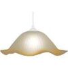 Lustres, suspensions et plafonniers Tosel Suspension d&ocirc;me verre ambre Jaune Unique. . Maison & D&eacute;co > Lustres, suspensions et plafonniers.