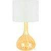 Lampes de bureau Tosel Lampe de chevet bouteille verre ambre et blanc Jaune Unique. . Maison & D&eacute;co > Lampes de bureau.