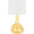 Luminaire sur Grenoble : Lampes de bureau Tosel Lampe de chevet bouteille verre ambre et blanc Jaune Unique. . Maison & D&eacute;co > Lampes de bureau.