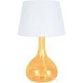 Luminaire sur Grenoble : Lampes de bureau Tosel Lampe de chevet bouteille verre ambre et blanc Jaune Unique. . Maison & D&eacute;co > Lampes de bureau.