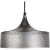 Lustres, suspensions et plafonniers Tosel Suspension d&ocirc;me m&eacute;tal anthracite Gris Unique. . Maison & D&eacute;co > Lustres, suspensions et plafonniers.