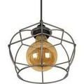 Luminaire sur Grenoble : Lustres, suspensions et plafonniers Tosel Suspension g&eacute;om&eacute;trique m&eacute;tal anthracite Gris Unique. . Maison & D&eacute;co > Lustres, suspensions et plafonniers.