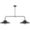 Lustres, suspensions et plafonniers Tosel Lustre poutre m&eacute;tal anthracite Gris Unique. . Maison & D&eacute;co > Lustres, suspensions et plafonniers.