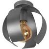 Lustres, suspensions et plafonniers Tosel Plafonnier abstract m&eacute;tal anthracite Gris Unique. . Maison & D&eacute;co > Lustres, suspensions et plafonniers.