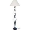 Lampadaires Tosel Lampadaire colonne m&eacute;tal anthracite Gris Unique. . Maison & D&eacute;co > Lampadaires.