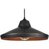 Lustres, suspensions et plafonniers Tosel Suspension conique m&eacute;tal anthracite et cuivre Gris Unique. . Maison & D&eacute;co > Lustres, suspensions et plafonniers.