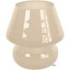Lampes de bureau Tosel Lampe de chevet champignon verre Beige Beige Unique. . Maison & D&eacute;co > Lampes de bureau.