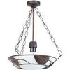 Lustres, suspensions et plafonniers Tosel Suspension d&ocirc;me m&eacute;tal blanc Blanc Unique. . Maison & D&eacute;co > Lustres, suspensions et plafonniers.