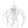 Lustres, suspensions et plafonniers Tosel Suspension g&eacute;om&eacute;trique m&eacute;tal blanc Blanc Unique. . Maison & D&eacute;co > Lustres, suspensions et plafonniers.