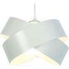 Lustres, suspensions et plafonniers Tosel Suspension g&eacute;om&eacute;trique m&eacute;tal blanc Blanc Unique. . Maison & D&eacute;co > Lustres, suspensions et plafonniers.