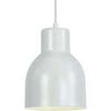Lustres, suspensions et plafonniers Tosel Suspension cloche m&eacute;tal blanc Blanc Unique. . Maison & D&eacute;co > Lustres, suspensions et plafonniers.