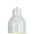 Lustres, suspensions et plafonniers Tosel Suspension cloche m&eacute;tal blanc Blanc Unique. . Maison & D&eacute;co > Lustres, suspensions et plafonniers. Grenoble