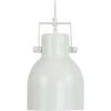 Lustres, suspensions et plafonniers Tosel Suspension cloche m&eacute;tal blanc Blanc Unique. . Maison & D&eacute;co > Lustres, suspensions et plafonniers.