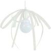 Lustres, suspensions et plafonniers Tosel Suspension abstract m&eacute;tal blanc Blanc Unique. . Maison & D&eacute;co > Lustres, suspensions et plafonniers.