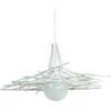 Lustres, suspensions et plafonniers Tosel Suspension g&eacute;om&eacute;trique m&eacute;tal blanc Blanc Unique. . Maison & D&eacute;co > Lustres, suspensions et plafonniers.