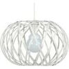 Lustres, suspensions et plafonniers Tosel Suspension globe m&eacute;tal blanc Blanc Unique. . Maison & D&eacute;co > Lustres, suspensions et plafonniers.