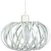 Lustres, suspensions et plafonniers Tosel Suspension globe m&eacute;tal blanc Blanc Unique. . Maison & D&eacute;co > Lustres, suspensions et plafonniers.