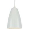 Lustres, suspensions et plafonniers Tosel Suspension conique m&eacute;tal blanc Blanc Unique. . Maison & D&eacute;co > Lustres, suspensions et plafonniers.