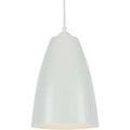 Lustres, suspensions et plafonniers Tosel Suspension conique m&eacute;tal blanc Blanc Unique. . Maison & D&eacute;co > Lustres, suspensions et plafonniers. Grenoble