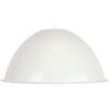 Lustres, suspensions et plafonniers Tosel Suspension d&ocirc;me m&eacute;tal blanc Blanc Unique. . Maison & D&eacute;co > Lustres, suspensions et plafonniers.