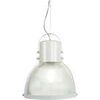 Lustres, suspensions et plafonniers Tosel Suspension d&ocirc;me m&eacute;tal blanc Blanc Unique. . Maison & D&eacute;co > Lustres, suspensions et plafonniers.