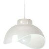 Lustres, suspensions et plafonniers Tosel Suspension d&ocirc;me poterie blanc Blanc Unique. . Maison & D&eacute;co > Lustres, suspensions et plafonniers.