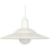 Lustres, suspensions et plafonniers Tosel Suspension d&ocirc;me m&eacute;tal blanc Blanc Unique. . Maison & D&eacute;co > Lustres, suspensions et plafonniers.