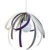 Lustres, suspensions et plafonniers Tosel Suspension abstract m&eacute;tal blanc Blanc Unique. . Maison & D&eacute;co > Lustres, suspensions et plafonniers.
