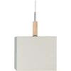 Lustres, suspensions et plafonniers Tosel Suspension carr&eacute; bois blanc Blanc Unique. . Maison & D&eacute;co > Lustres, suspensions et plafonniers.