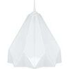 Lustres, suspensions et plafonniers Tosel Suspension g&eacute;om&eacute;trique verre blanc Blanc Unique. . Maison & D&eacute;co > Lustres, suspensions et plafonniers.