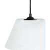 Lustres, suspensions et plafonniers Tosel Suspension conique plastique blanc Blanc Unique. . Maison & D&eacute;co > Lustres, suspensions et plafonniers.
