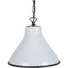 Lustres, suspensions et plafonniers Tosel Suspension d&ocirc;me m&eacute;tal blanc Blanc Unique. . Maison & D&eacute;co > Lustres, suspensions et plafonniers.