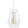 Lustres, suspensions et plafonniers Tosel Suspension g&eacute;om&eacute;trique m&eacute;tal blanc Blanc Unique. . Maison & D&eacute;co > Lustres, suspensions et plafonniers.