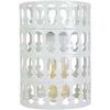 Lustres, suspensions et plafonniers Tosel Suspension cylindrique m&eacute;tal blanc Blanc Unique. . Maison & D&eacute;co > Lustres, suspensions et plafonniers.