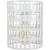 Lustres, suspensions et plafonniers Tosel Suspension cylindrique m&eacute;tal blanc Blanc Unique. . Maison & D&eacute;co > Lustres, suspensions et plafonniers.