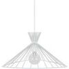 Lustres, suspensions et plafonniers Tosel Suspension conique m&eacute;tal blanc Blanc Unique. . Maison & D&eacute;co > Lustres, suspensions et plafonniers.