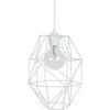 Lustres, suspensions et plafonniers Tosel Suspension g&eacute;om&eacute;trique m&eacute;tal blanc Blanc Unique. . Maison & D&eacute;co > Lustres, suspensions et plafonniers.