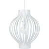 Lustres, suspensions et plafonniers Tosel Suspension globe m&eacute;tal blanc Blanc Unique. . Maison & D&eacute;co > Lustres, suspensions et plafonniers.