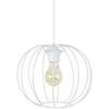 Lustres, suspensions et plafonniers Tosel Suspension globe m&eacute;tal blanc Blanc Unique. . Maison & D&eacute;co > Lustres, suspensions et plafonniers.