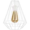 Lustres, suspensions et plafonniers Tosel Suspension g&eacute;om&eacute;trique m&eacute;tal blanc Blanc Unique. . Maison & D&eacute;co > Lustres, suspensions et plafonniers.