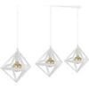 Lustres, suspensions et plafonniers Tosel Lustre bar m&eacute;tal blanc Blanc Unique. . Maison & D&eacute;co > Lustres, suspensions et plafonniers.