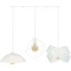 Lustres, suspensions et plafonniers Tosel Lustre bar m&eacute;tal blanc Blanc Unique. . Maison & D&eacute;co > Lustres, suspensions et plafonniers.