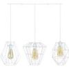 Lustres, suspensions et plafonniers Tosel Lustre bar m&eacute;tal blanc Blanc Unique. . Maison & D&eacute;co > Lustres, suspensions et plafonniers.