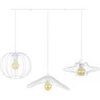 Lustres, suspensions et plafonniers Tosel Lustre bar m&eacute;tal blanc Blanc Unique. . Maison & D&eacute;co > Lustres, suspensions et plafonniers.