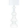 Lampadaires Tosel Lampadaire colonne m&eacute;tal blanc Blanc Unique. . Maison & D&eacute;co > Lampadaires.
